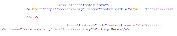 Часть html-кода с сайта CnC