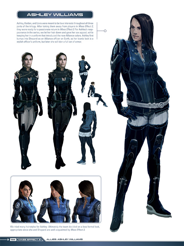 Art of Mass Effect preview Ashley