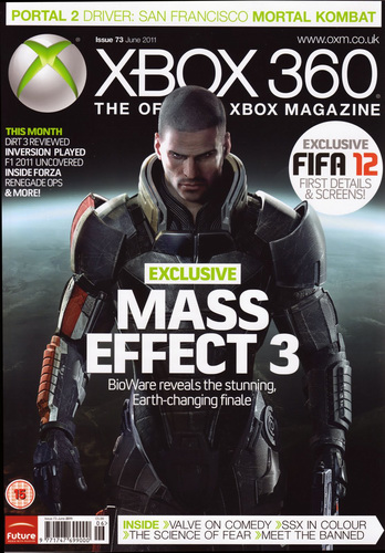 Mass Effect 3 - Обложка OXM
