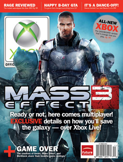 Mass Effect 3 на обложке OXM