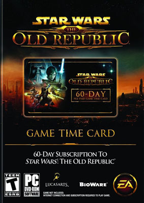 Карта оплаты Star Wars: The Old Republic